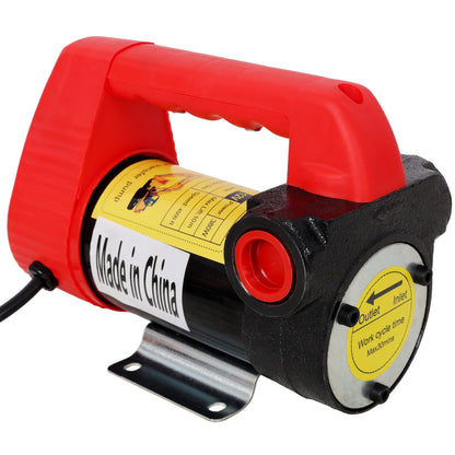 12V DC Portable Self-Priming Diesel Transfer Pump, Electric Fuel Extractor with Auto Shut-off Nozzle & Hose, Suitable for Diesel Kerosene Machinery Transformer Oil image 9