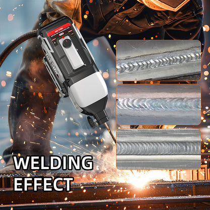 Portable welding machine 110V hand held: home use hand held welding machine and IGBT inverter 5 pole stepless current regulation, for3/32 inch wire arc welding gun. image 7