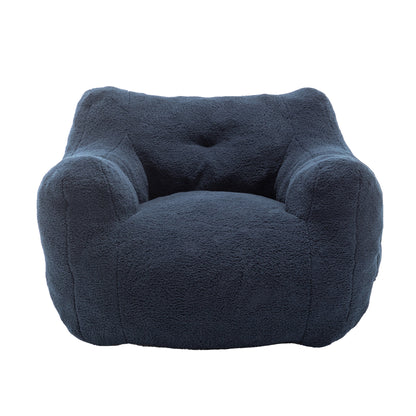 Bean Bag Chair, Bean Bag Sofa Chair with Armrests Stuffed High-Density Foam, Lazy Sofa Comfy Chairs BeanBag Chair for Adults in Living Room,Bedroom Reading image 12