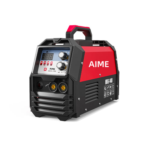 165A MIG welder, four-in-one multifunctional welding machine, with wire-feed MIG/ gas MIG/ liftIG/ manual arc welding, LED digital display and synergistic control, dual voltage 110V/220V MIG-165DS image 1