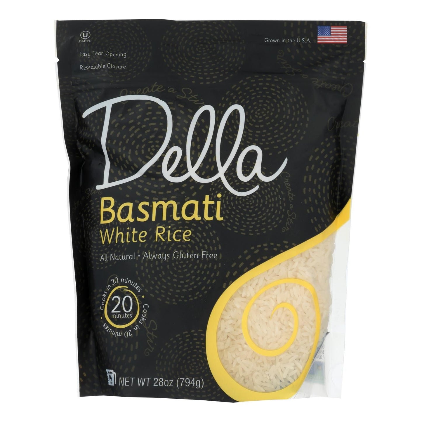 Della - Basmati White Rice - Case Of 6 - 28 Oz. image 1