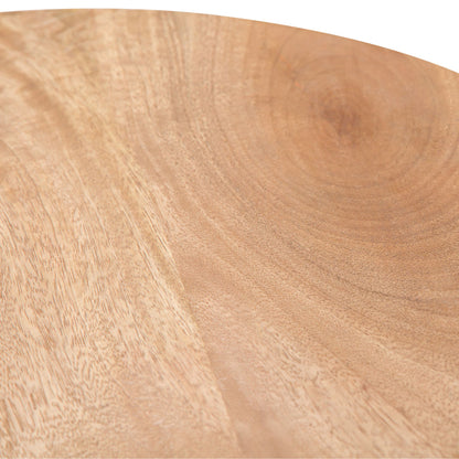 Demy Accent Table in Natural/Black image 4
