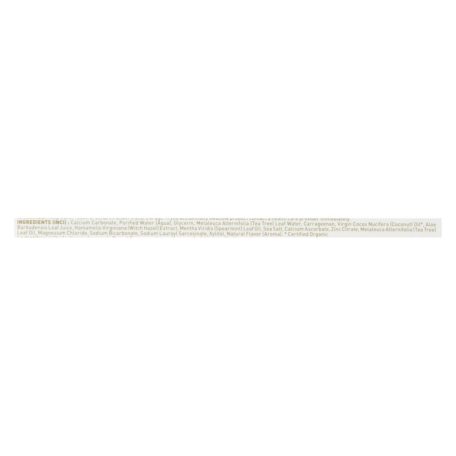Desert Essence - Coconut Oil Toothpaste - Mint - 6.25 Oz image 2