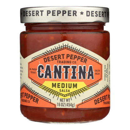 Desert Pepper Trading - Cantina Salsa - Medium Red - Case Of 6 - 16 Oz image 1