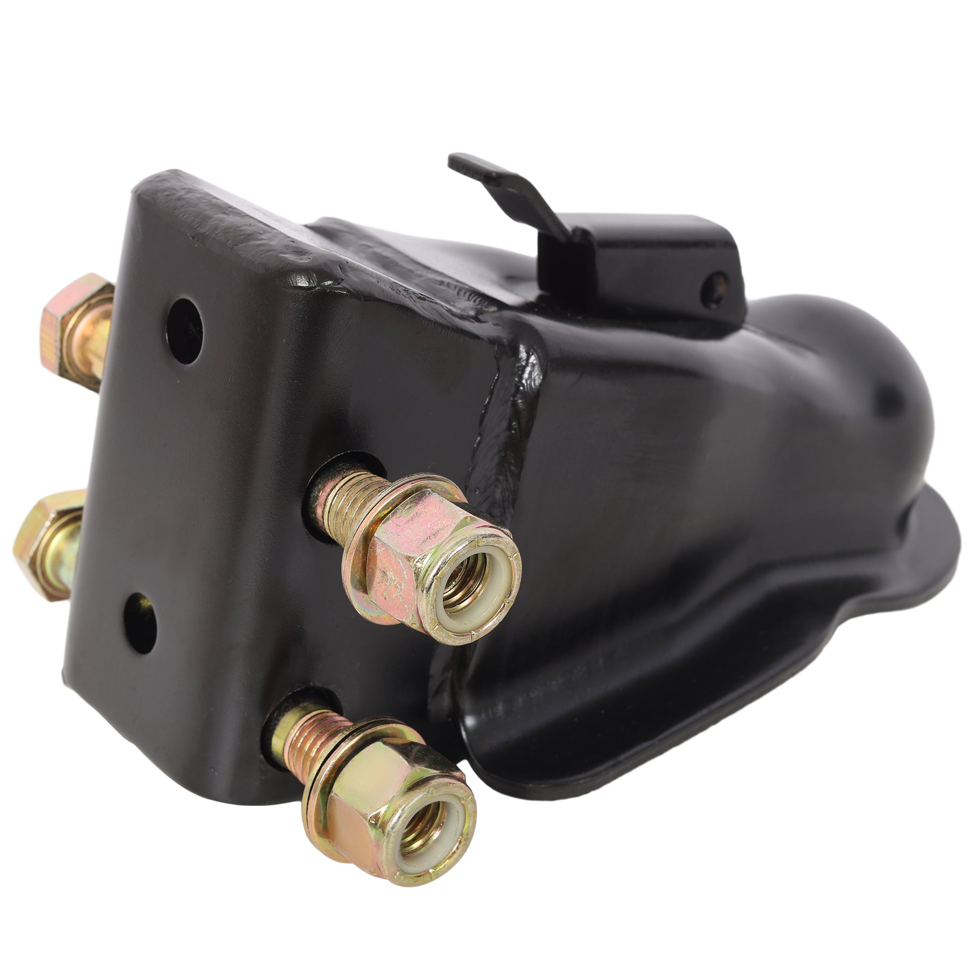 Adjustable Trailer Coupler, 360° Sleeve-Lock 2-5/16 Inch Towing Hitch, 8000 lbs Heavy Duty Steel Coupler, Black Finish for Boat, RV, Utility Trailer and Trucks image 3