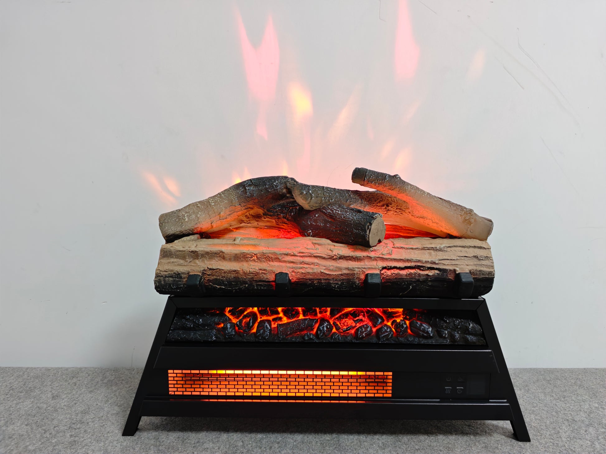 23 inch Electric Fireplace 3D Log set insert, Infrared Fireplace Heater for Indoor image 2