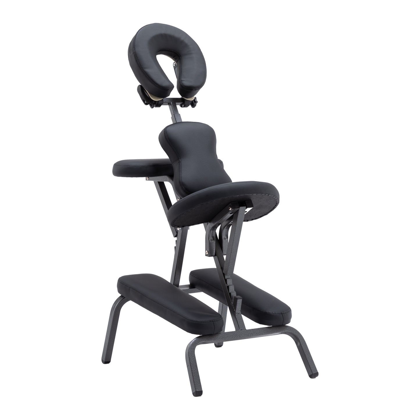 Portable Massage Chair for Tattoo and Spa with Adjustable Face Cradlewith Carrying Bag Ideal for Salon Use (BLACK) image 11