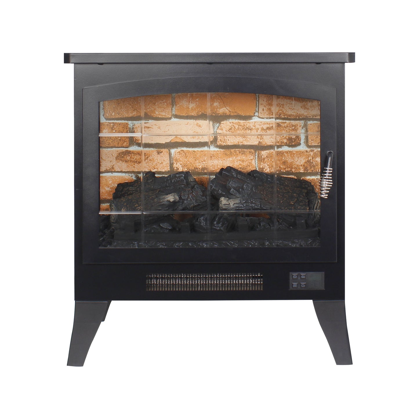 21 inchThree-sided Freestanding Electric Fireplace Stove heater with 3D Flame effect with remote control image 11