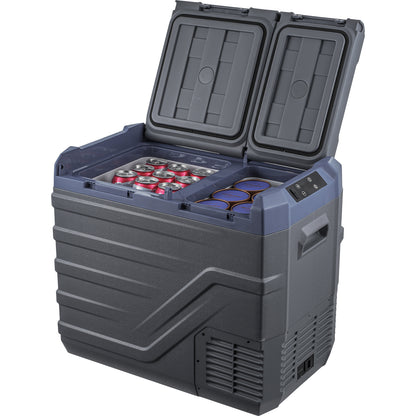 Car Refrigerator, 12 Volt Car Refrigerator Fridge, 40 L Dual Zone Portable Freezer, -4℉-68℉ Adjustable Range, 12/24V DC and 100-240V AC Compressor Cooler for Outdoor, Camping, RV image 4