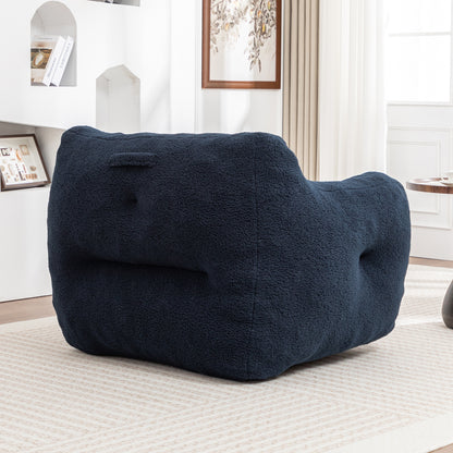 Bean Bag Chair, Bean Bag Sofa Chair with Armrests Stuffed High-Density Foam, Lazy Sofa Comfy Chairs BeanBag Chair for Adults in Living Room,Bedroom Reading image 8