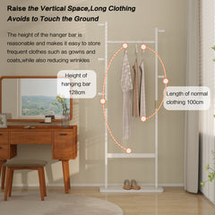 Solid Wood Coat Rack - Easy Assemble Hanger for Home Use