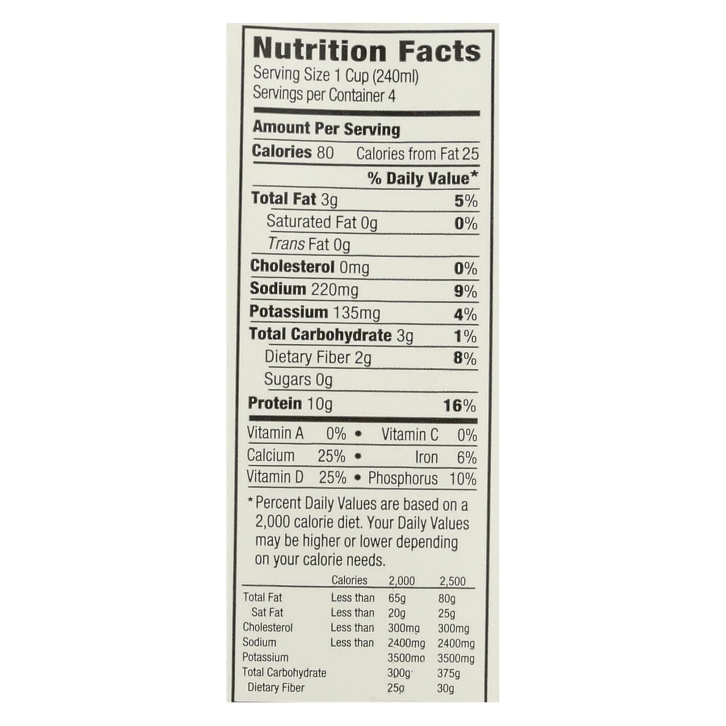 Did You Know That Most Brands Of Almond Milk - Case Of 6 - 32 Fz image 3