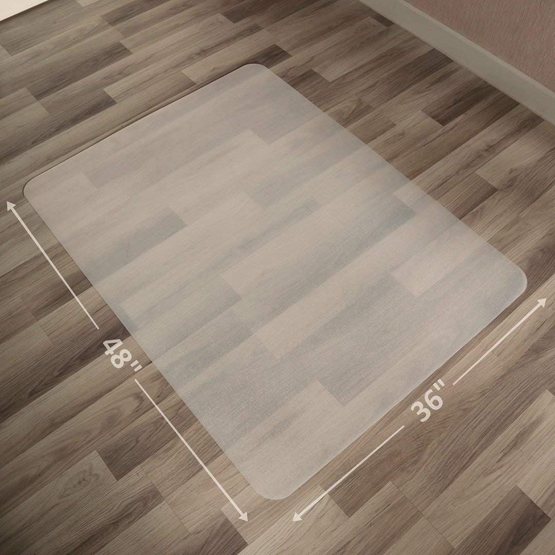 Direct Wicker Chair Mat for Hard Wood Floors, PVC Home Office Chair Mats 36" x 48" image 1