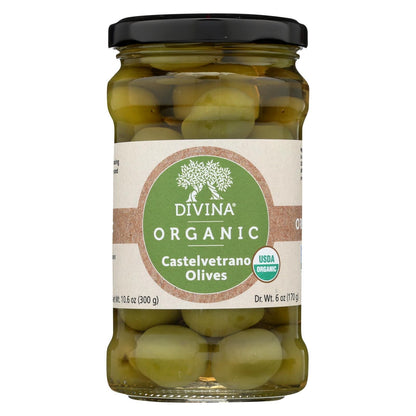 Divina - Olives Castelvetrano - Case Of 6 - 6 Oz image 1