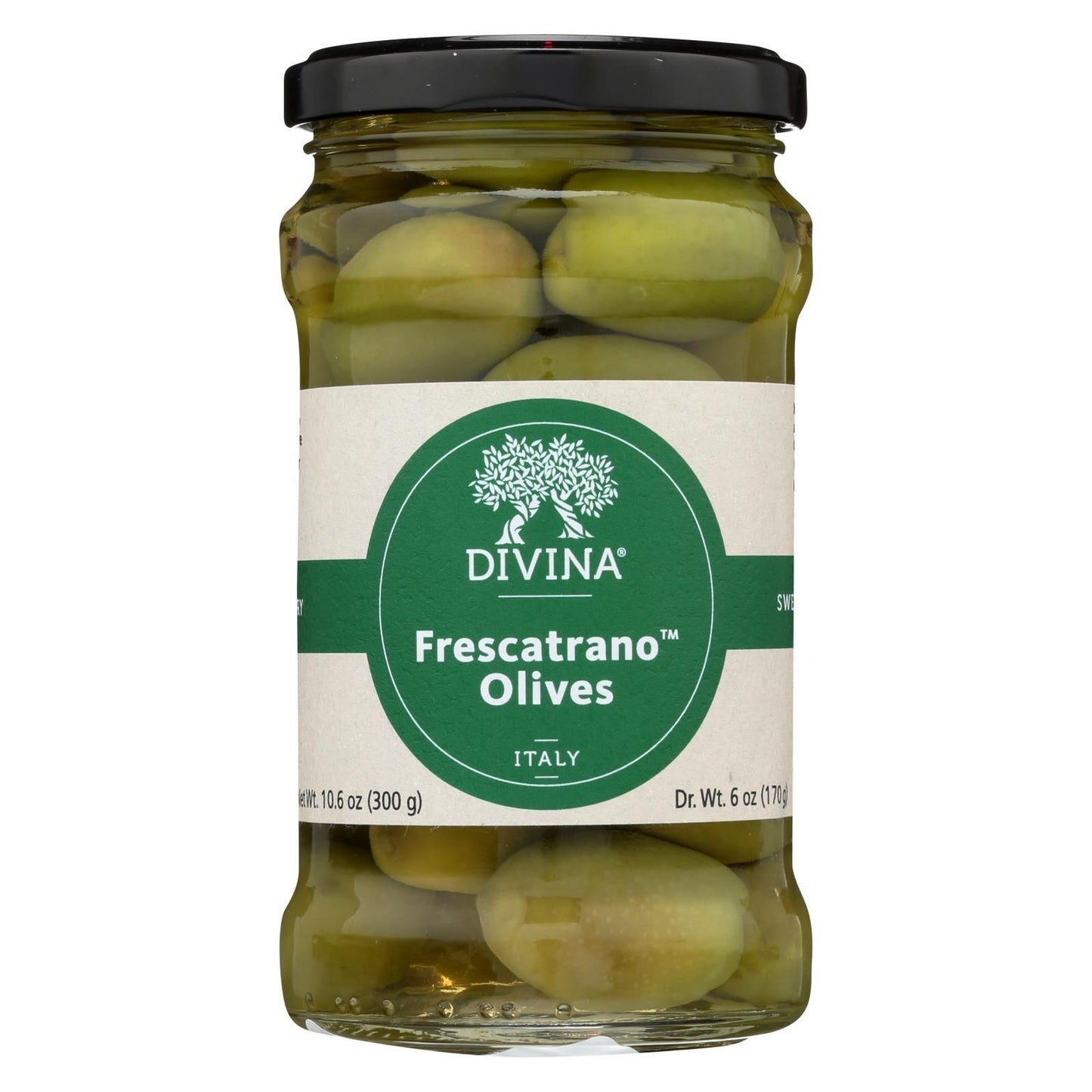 Divina - Olives Frescatrano - Case Of 6 - 6 Oz image 1