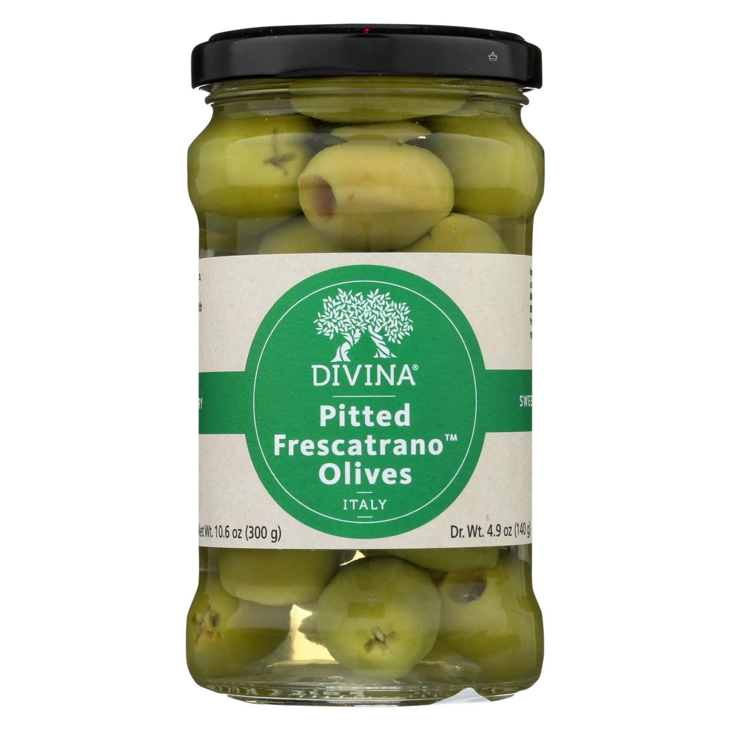 Divina - Olives Pitted Frescatrano - Case Of 6 - 4.9 Oz image 1