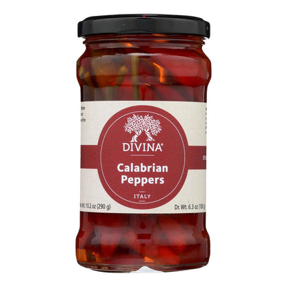 Divina - Peppers Calabrian - Case Of 6 - 9.2 Oz image 1