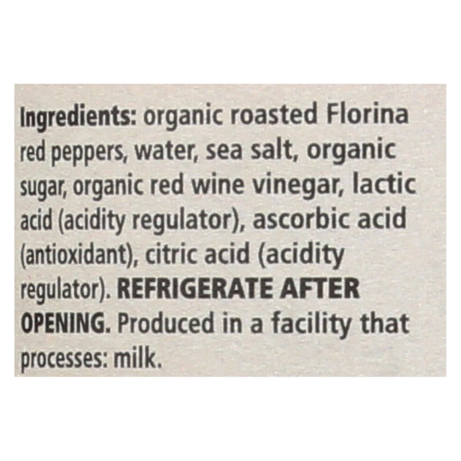 Divina, Organic Fire Roasted Sweet Peppers - Case Of 6 - 16.2 Oz image 3