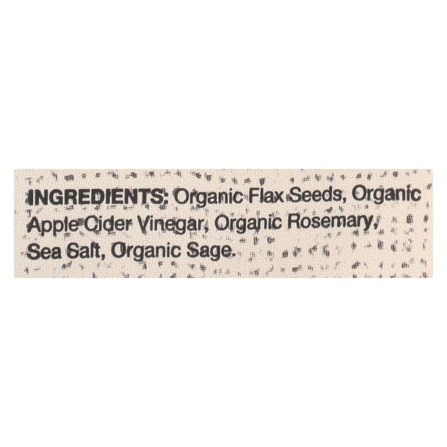 Doctor In The Kitchen - Organic Flax Seed Crackers - Rosemary - Case Of 6 - 5 Oz. image 3