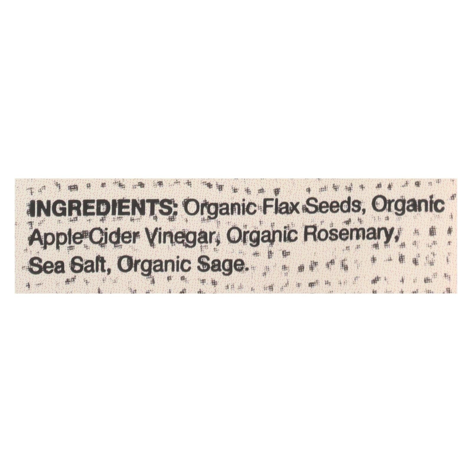 Doctor In The Kitchen - Organic Flax Seed Crackers - Rosemary - Case Of 6 - 5 Oz. image 3