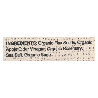 Doctor In The Kitchen - Organic Flax Seed Crackers - Rosemary - Case Of 6 - 5 Oz. image 3