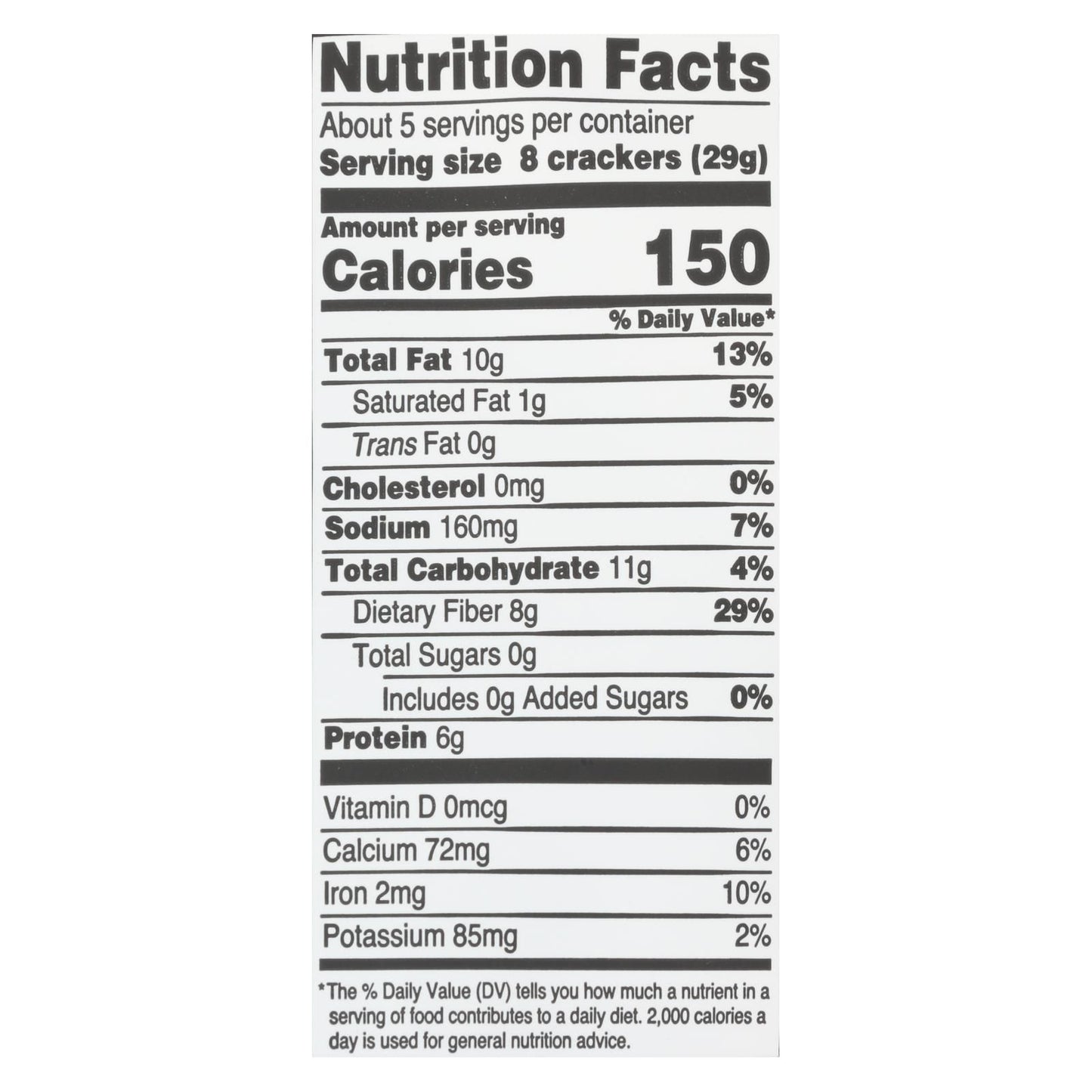 Doctor In The Kitchen - Organic Flax Seed Crackers - Savory - Case Of 6 - 5 Oz. image 2
