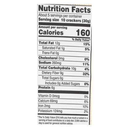 Doctor In The Kitchen - Organic Flax Seed Crackers - Sea Salt - Case Of 6 - 5 Oz. image 3