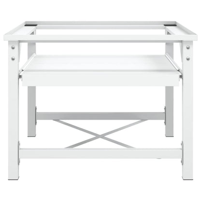 Double Washing and Drying Machine Pedestal White image 3