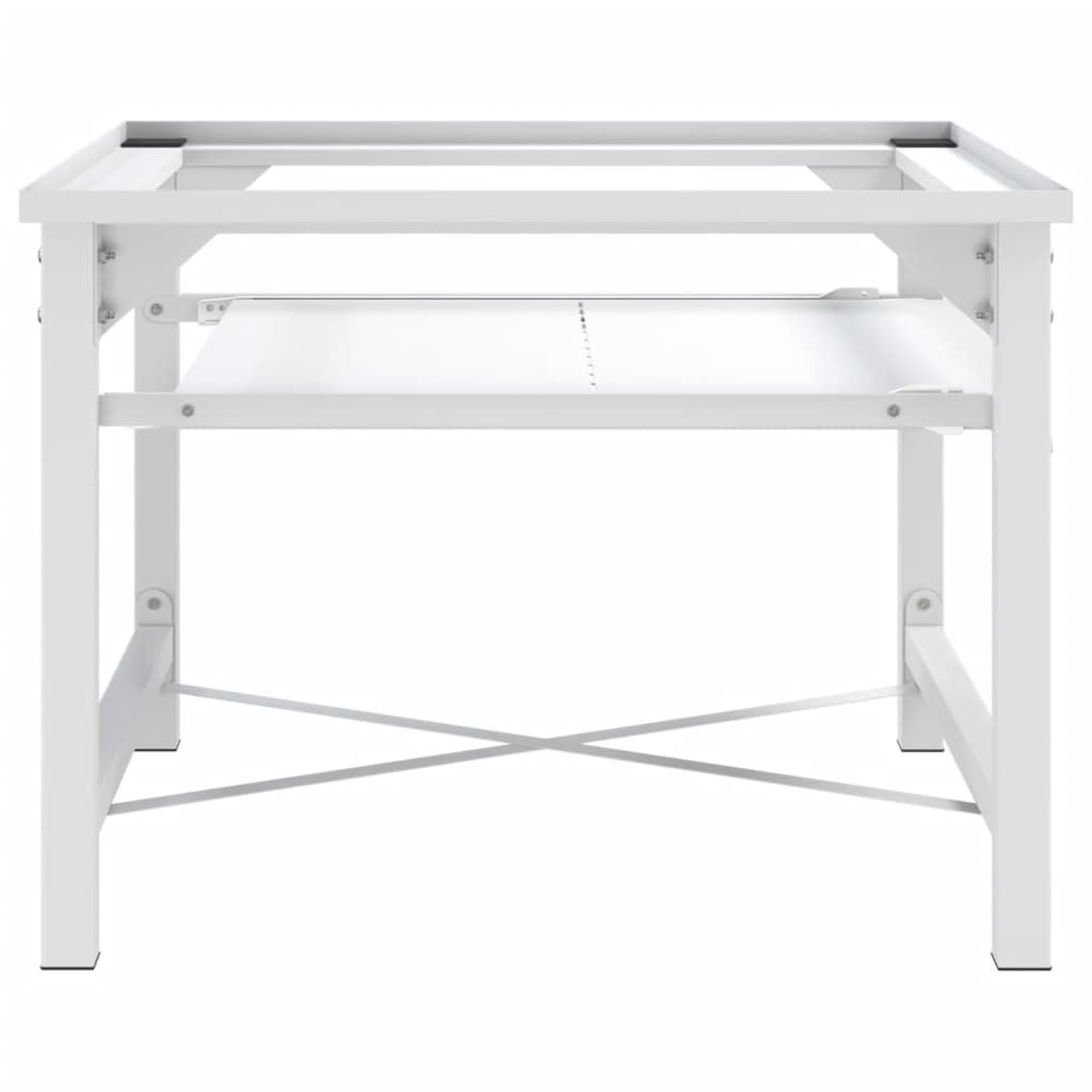 Double Washing and Drying Machine Pedestal White image 5