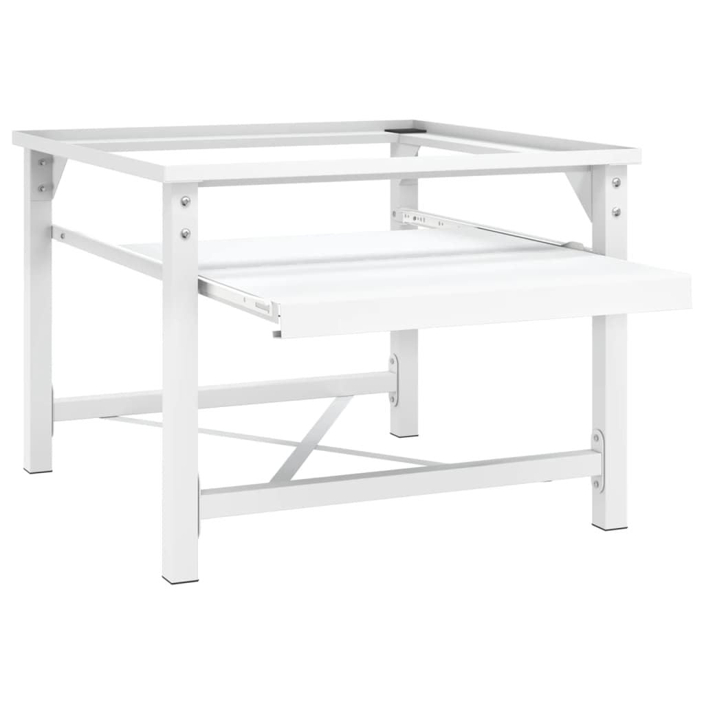 Double Washing and Drying Machine Pedestal White image 4
