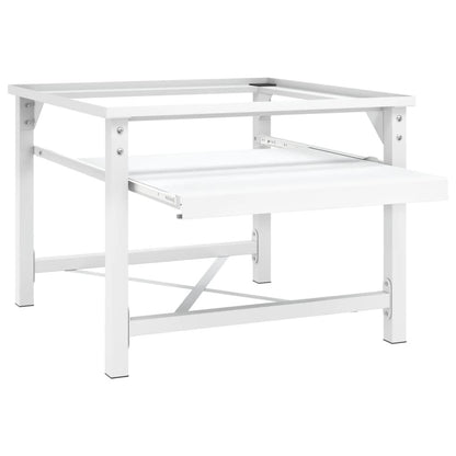 Double Washing and Drying Machine Pedestal White image 4