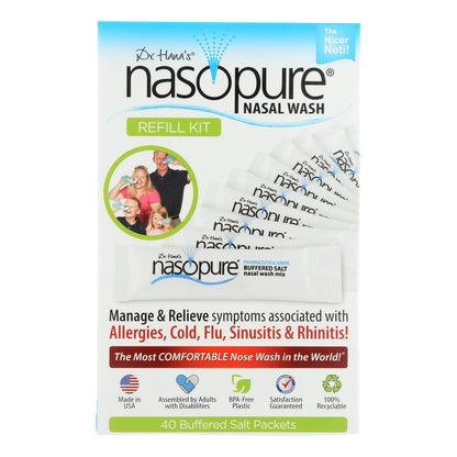 Dr. Hana's Nasopure Nasal Wash Refill Kit - 1 Each - 40 Ct image 1