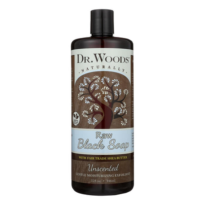 Dr. Woods Naturals Black Soap - Shea Vision - Unscented - 32 Oz image 1