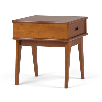 Draper - Mid Century End Table - Teak Brown image 3
