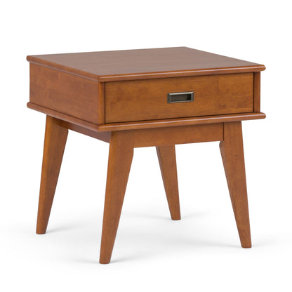 Draper - Mid Century End Table - Teak Brown image 1