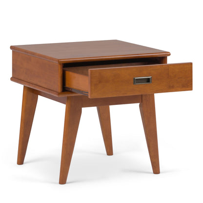 Draper - Mid Century End Table - Teak Brown image 8