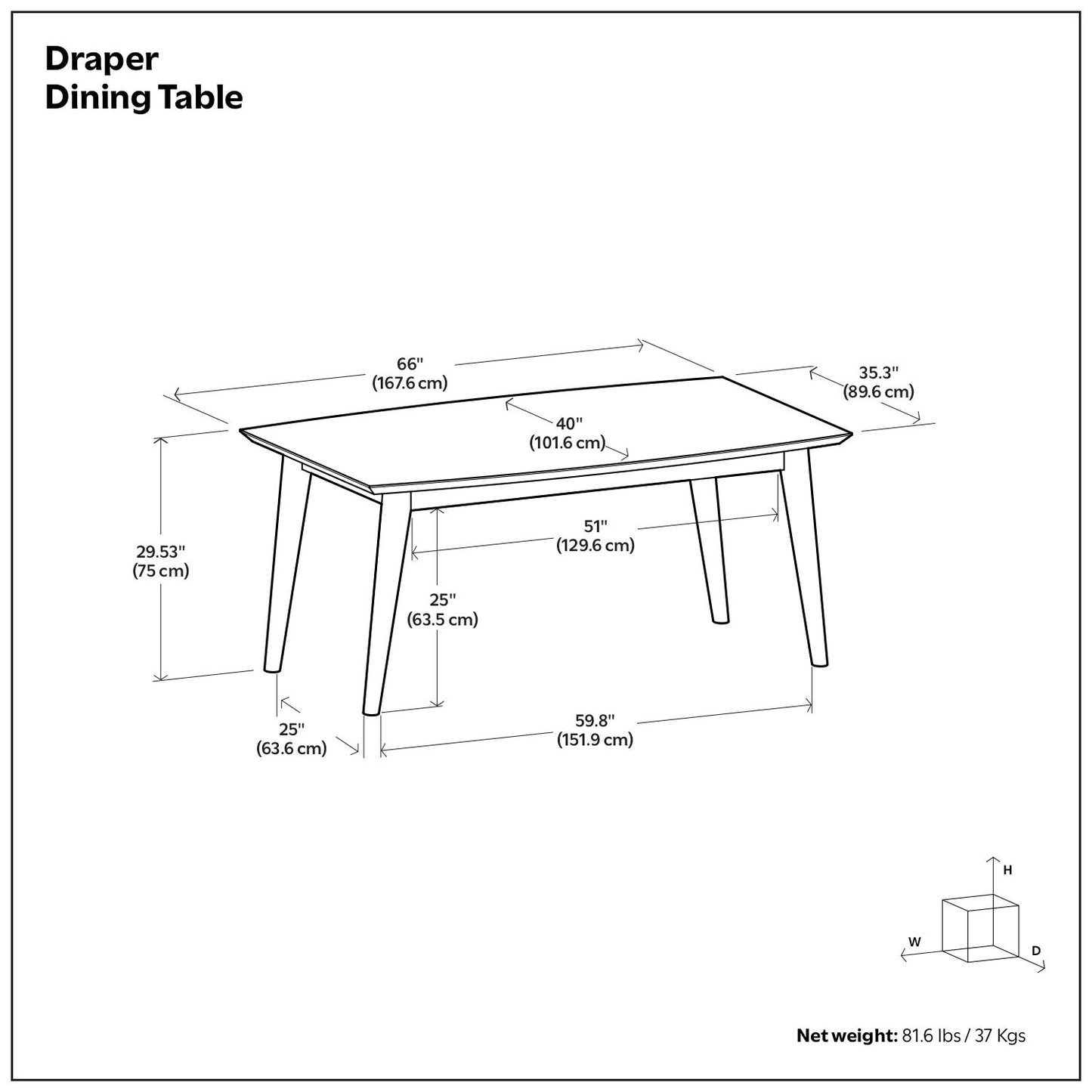 Draper Dining Table in Walnut image 10