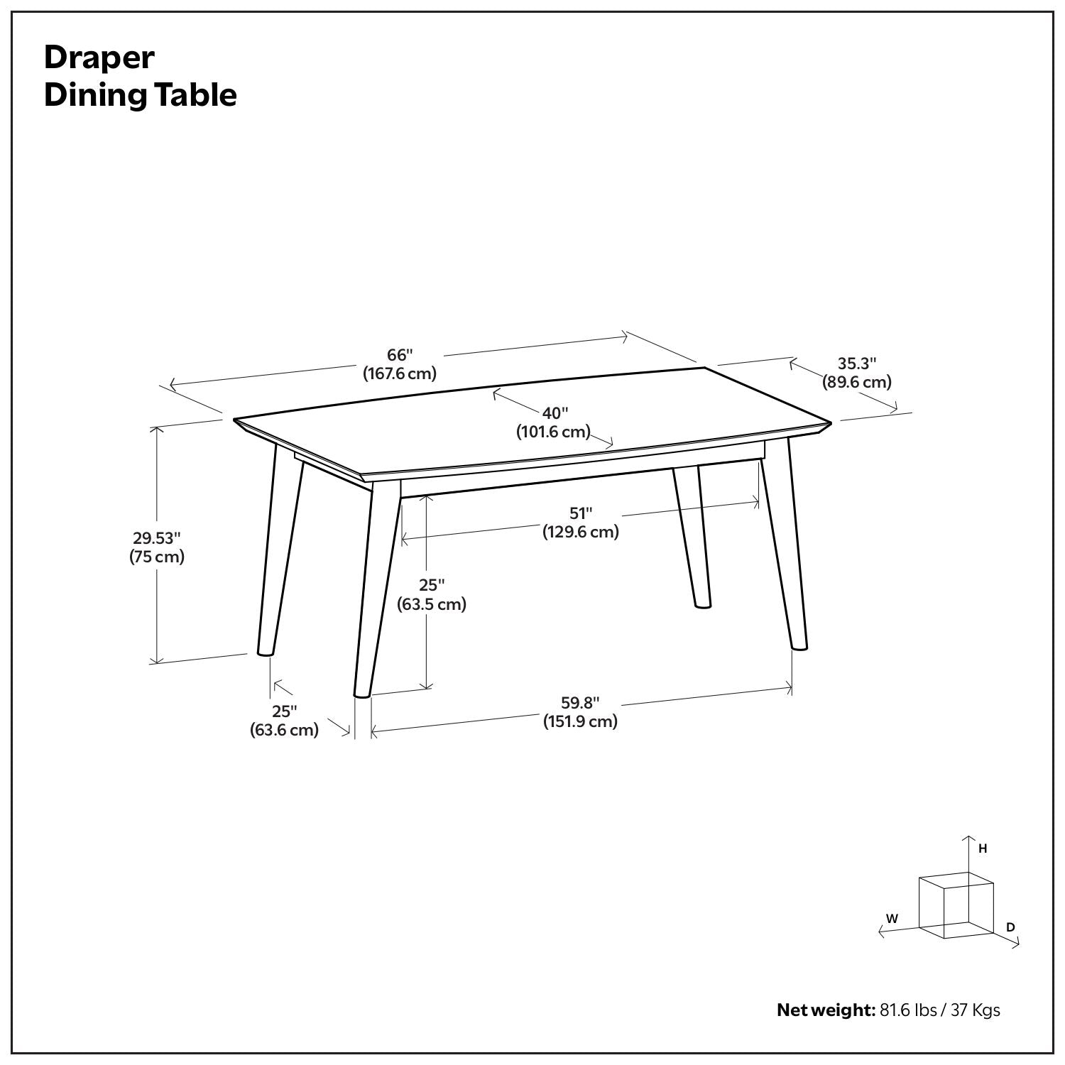 Draper Dining Table in Walnut image 10