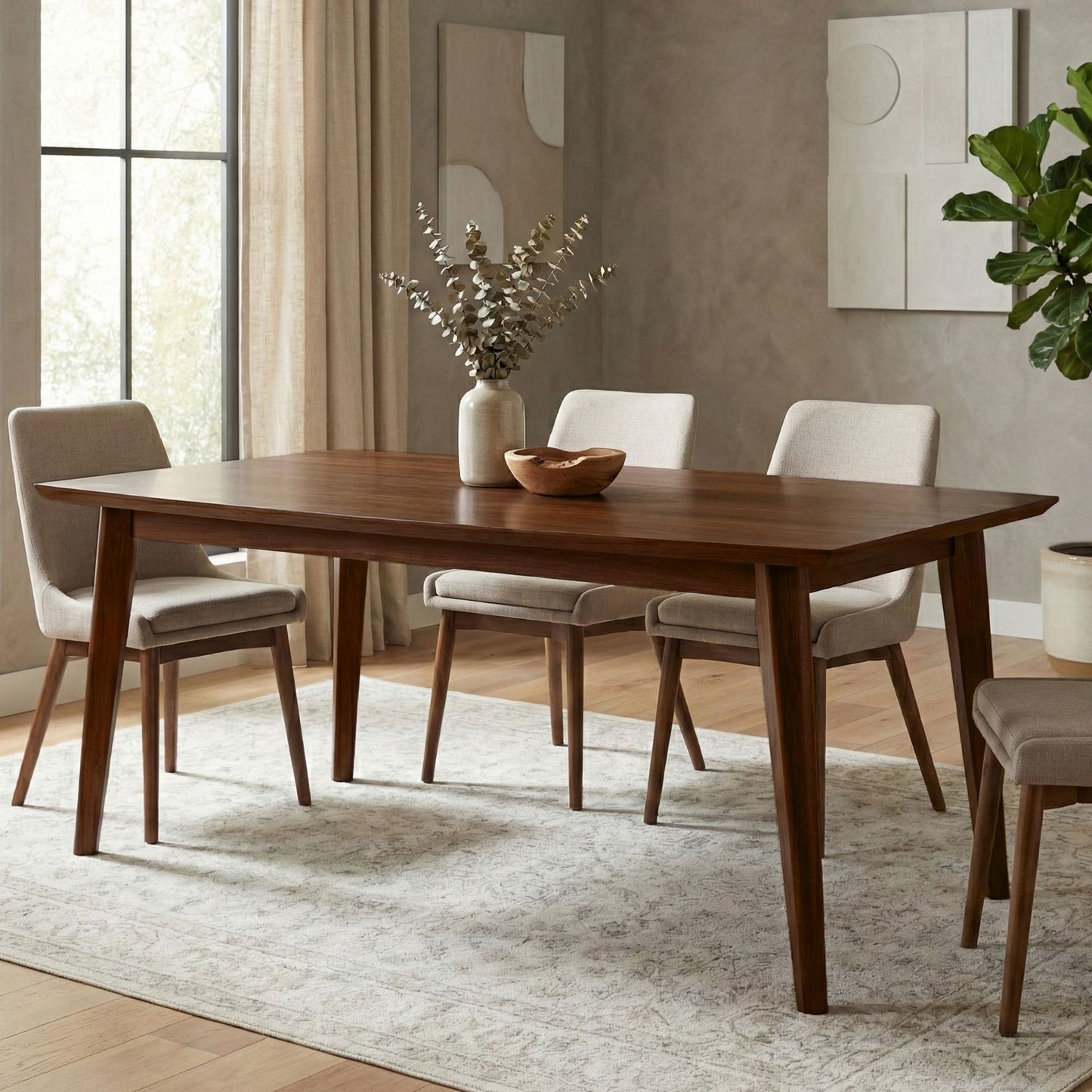Draper Dining Table in Walnut image 8