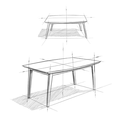 Draper Dining Table in Walnut image 3