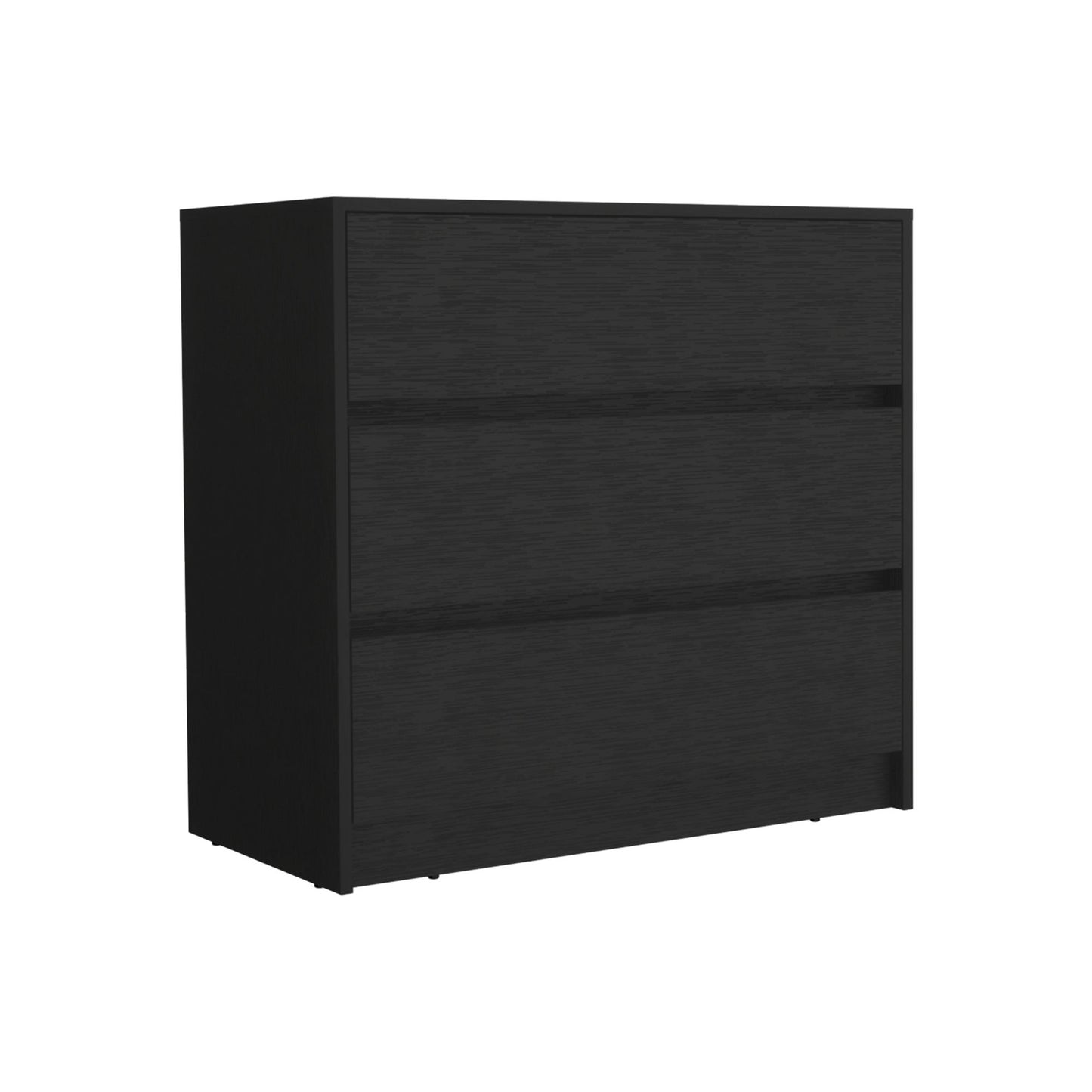 Dresser 31"H, 3 Drawers, Chest of Drawers, Black image 6