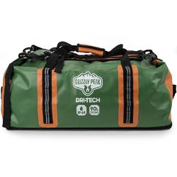 Dri-Tech 90L Waterproof Dry Duffle Bag in blue - IP65 rated backpack duffle for camping and water sports