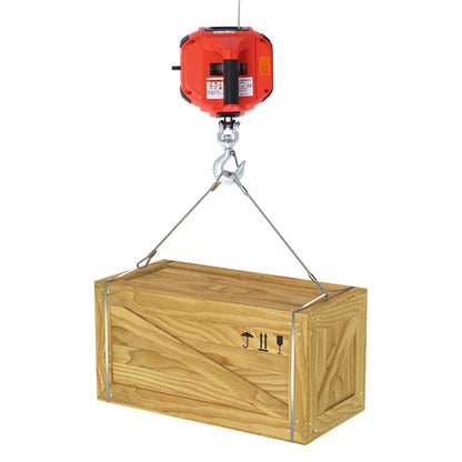 Drill Winch Hoist Portable Drill Winch of 750 LB Capacity with 40 Feet Steel Wire Drill Winch for Lifting & Dragging image 5