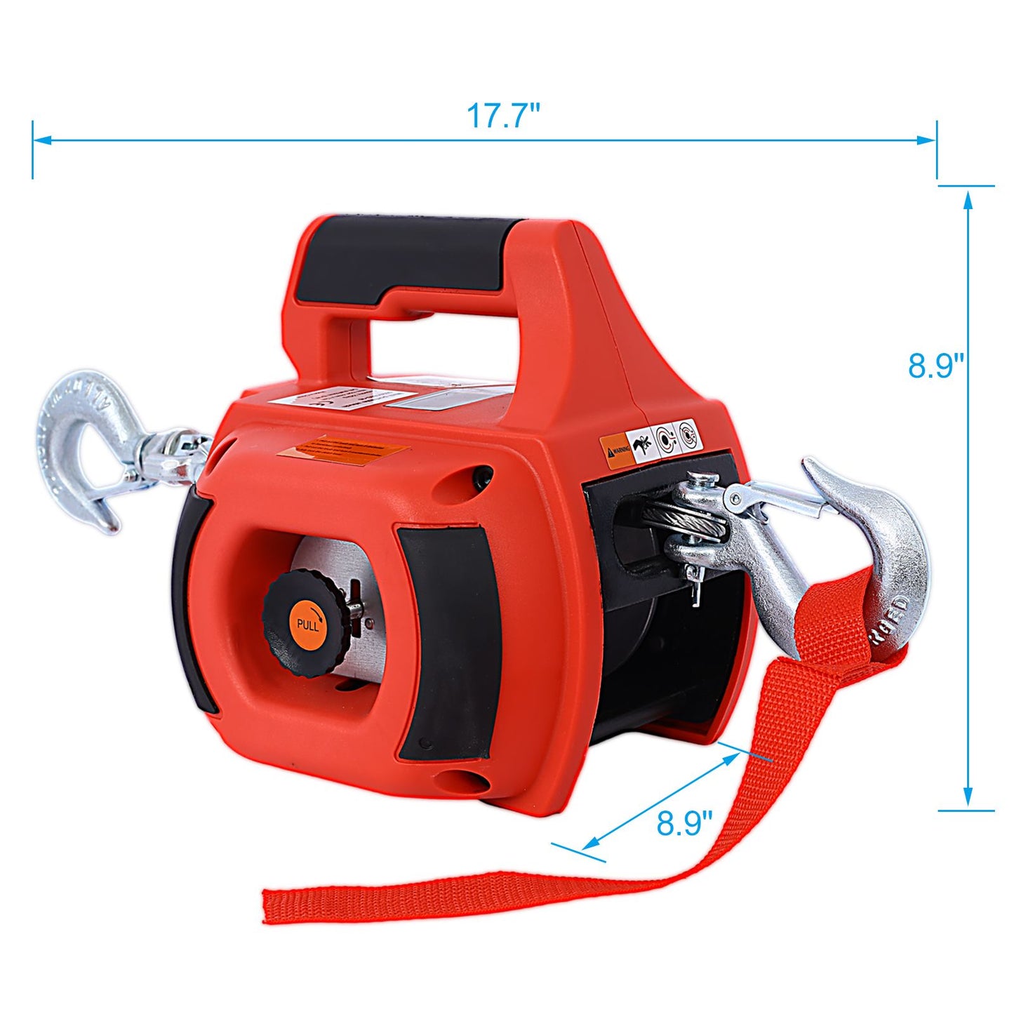 Drill Winch Hoist Portable Drill Winch of 750 LB Capacity with 40 Feet Steel Wire Drill Winch for Lifting & Dragging image 6