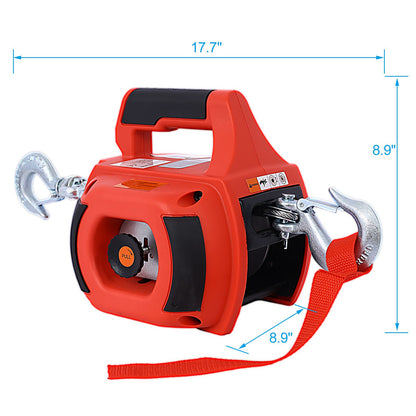 Drill Winch Hoist Portable Drill Winch of 750 LB Capacity with 40 Feet Steel Wire Drill Winch for Lifting & Dragging image 6