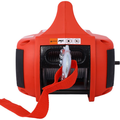 Drill Winch Hoist Portable Drill Winch of 750 LB Capacity with 40 Feet Steel Wire Drill Winch for Lifting & Dragging image 14