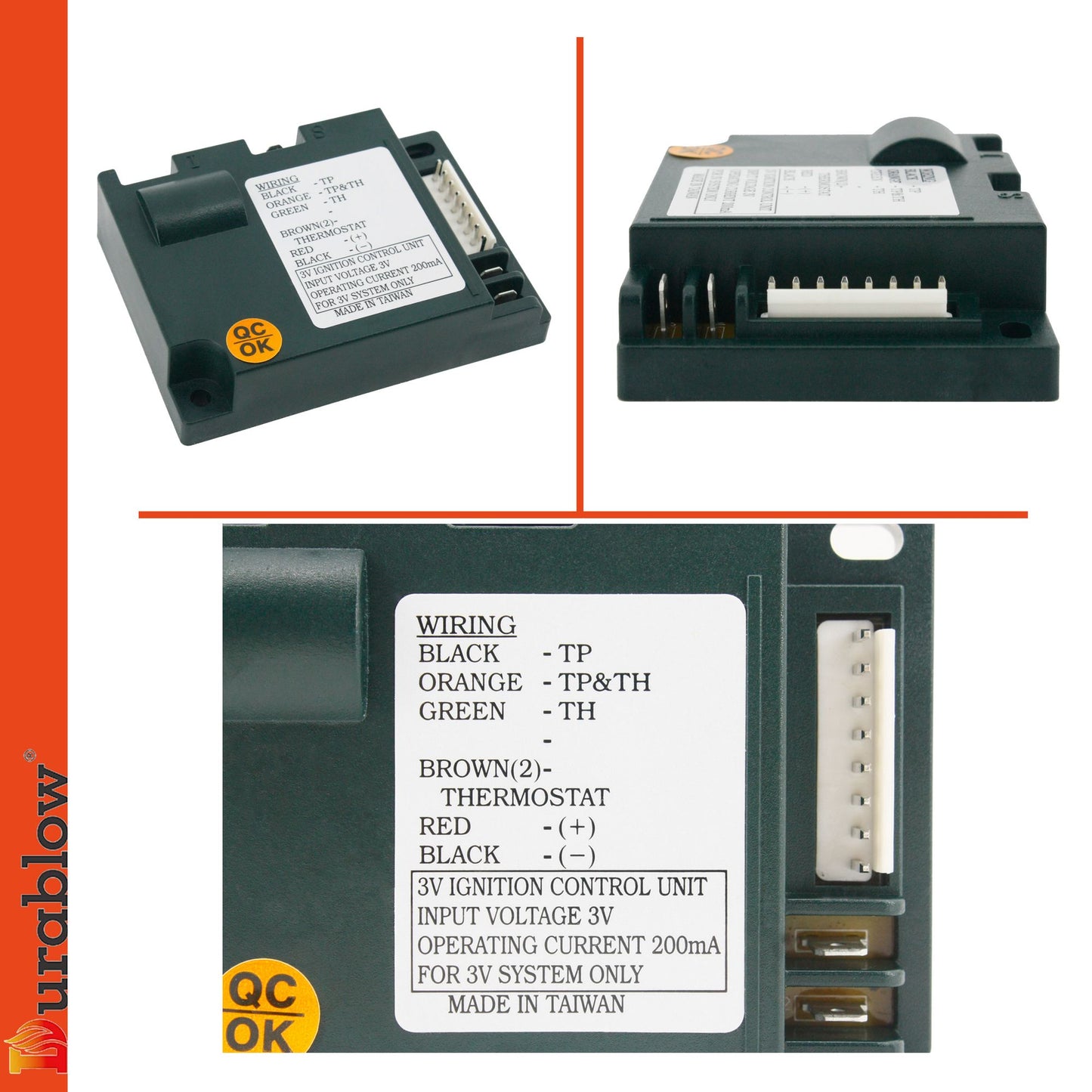 Durablow Fireplace Electronic IPI Pilot Ignition Control Module Replacement for Dexen 593-592;  GM-6KA;  Hearth Home Tec image 5