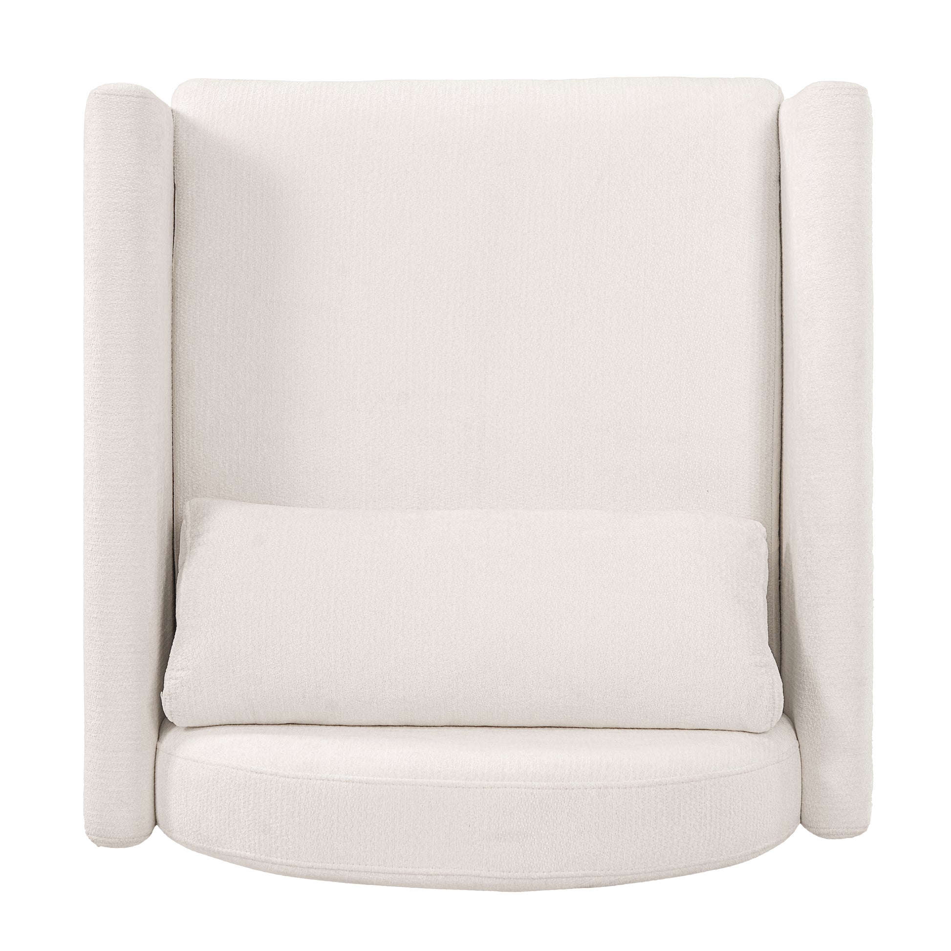 Beige Pet Friendly Accent Chair with Hidden Pet Nook, Acacia Wood Legs, 220lbs Weight Capacity, Modern Upholstered Armchair for Living Room image 10