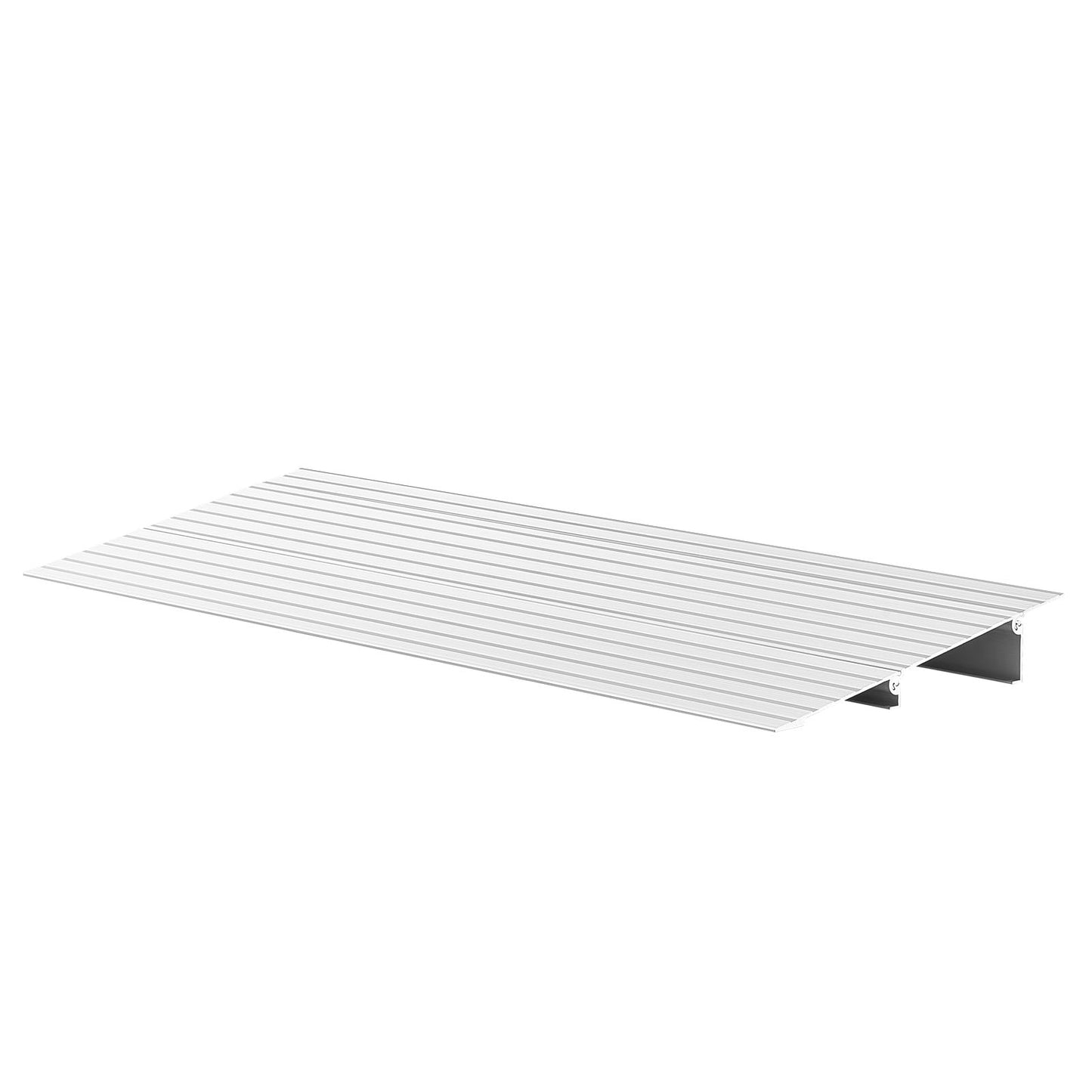 Door Threshold Ramp, 2 inch Rise, Aluminum Alloy Threshold Ramp Rated 800 lbs Load Capacity, Handicap Ramps for Home Steps for Wheelchair, Scooters, Power Chairs, Walkers, Bicycle, Tricycle image 2