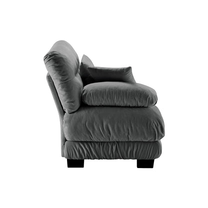 27 Sofa LSF W/2 pillows -Gray image 2